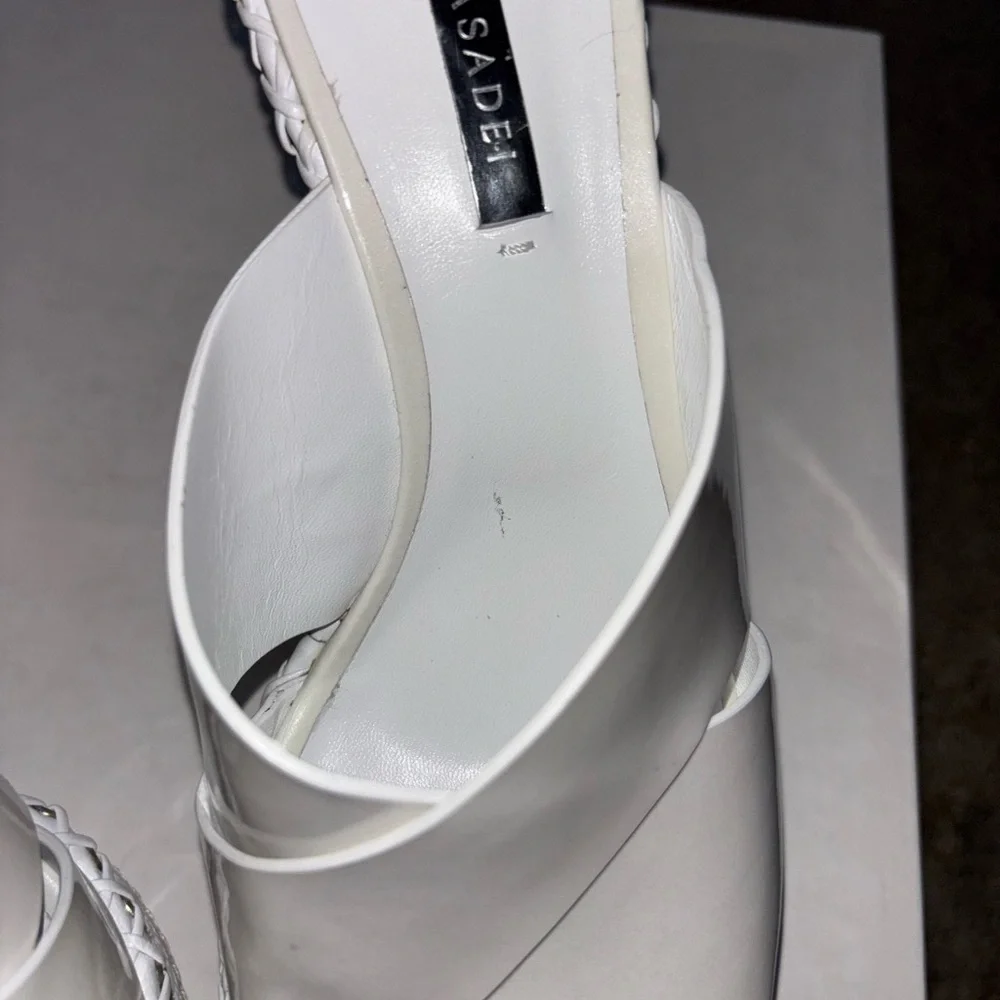 Casadei White Wedge Sandals in great condition! - Picture 4 of 14